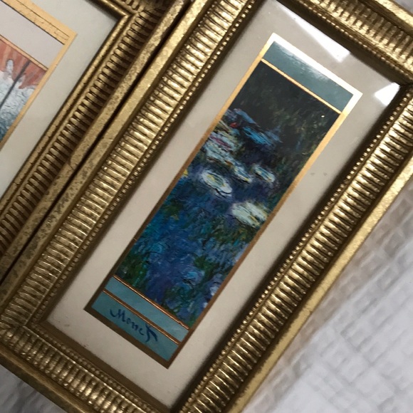 Monet & Renoir smallish prints matching frame set - Picture 2 of 8